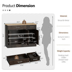 Walsunny Kitchen Buffet Sideboard Cabinet with Adjustable Shelf,Wooden Storage Cabinet with 3 Doors and 2 Drawers,Modern Farmhouse Coffee Bar Cabinet with Storage for Kitchen/Living Room (7612679061680)