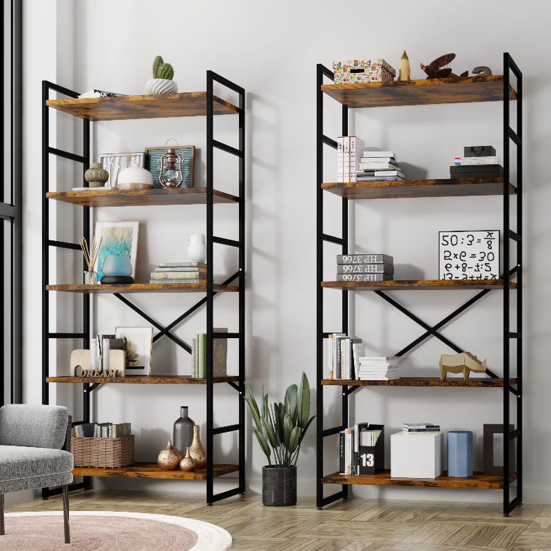 Walsunny 5-Tier Bookshelf (7254077571248)