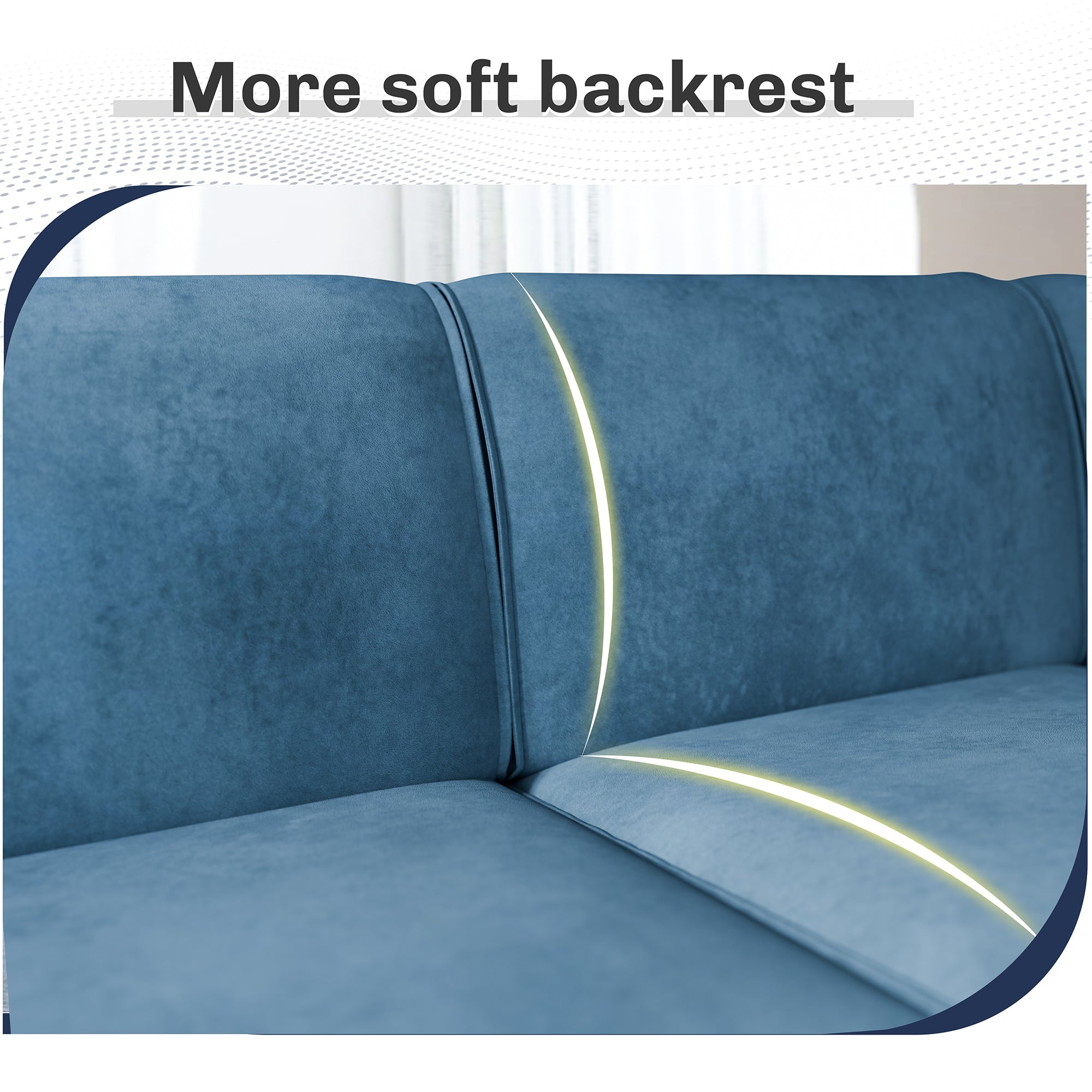 Walsunny Velvet 5 Pieces Modular Sectional Sofa L-Shaped Couch With Reversible Chaise (7223391125680)