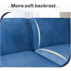 Walsunny Velvet 5 Pieces Modular Sectional Sofa L-Shaped Couch With Reversible Chaise (7223391125680)