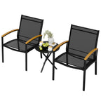 Vongrasig Patio Furniture 2 Pieces Outdoor Texilene Chair Sets