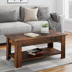 Walsunny Livingroom Lift Top Coffee Table #color_brown