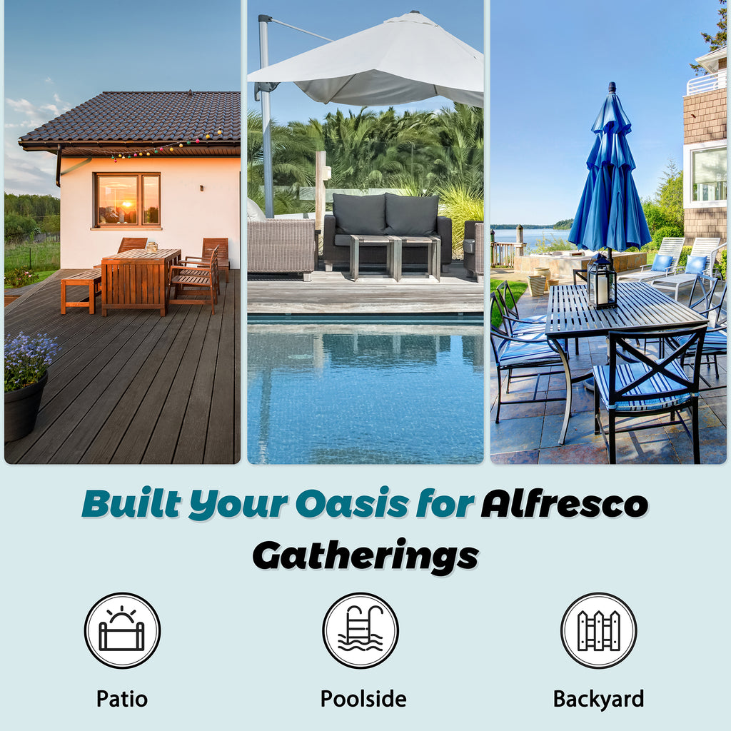 8-Piece Outdoor Patio Seating Group with Fire Pit Table