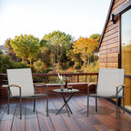 Vongrasig Patio Furniture 2 Pieces Outdoor Texilene Chair Sets