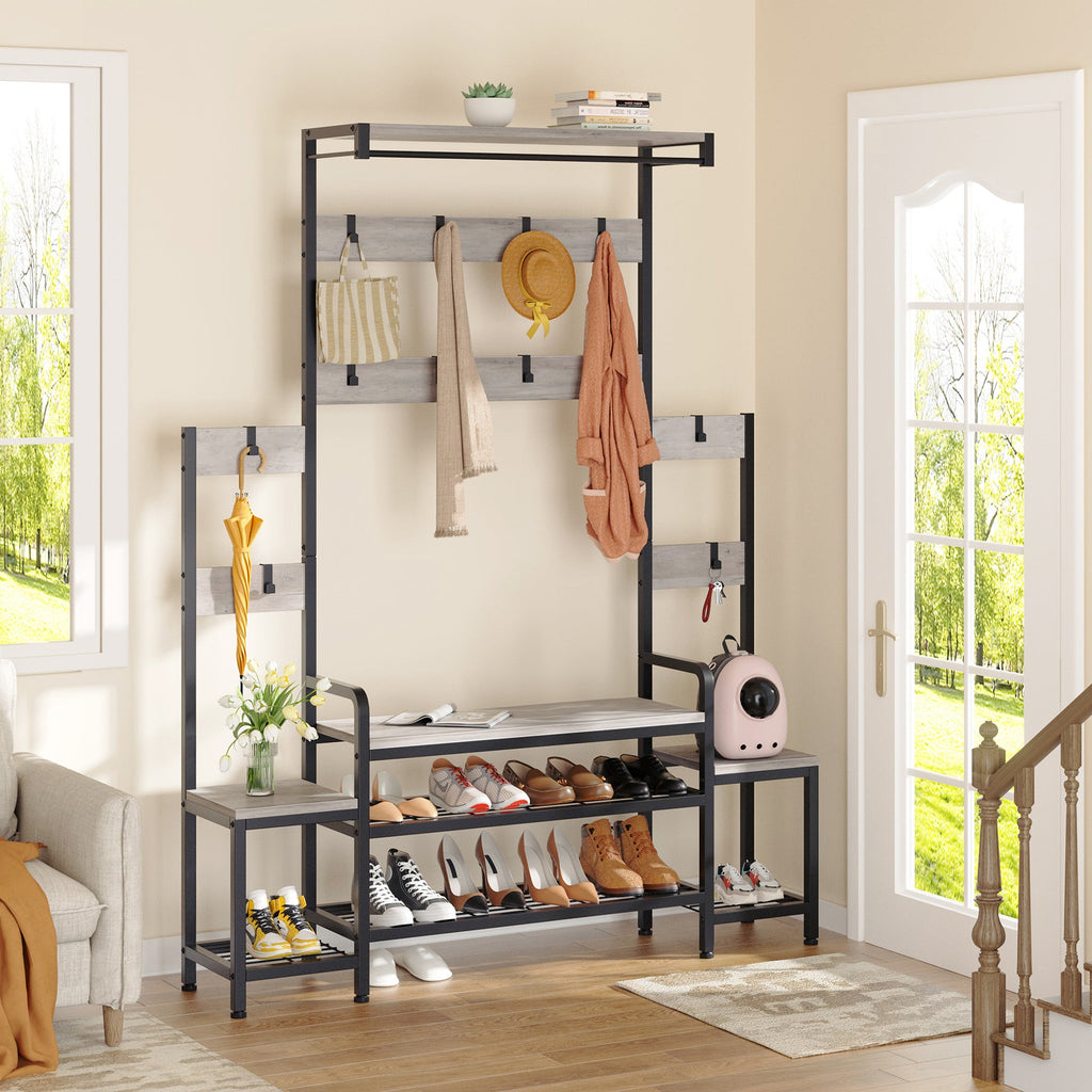 Walsunny Bakers Rack for Kitchen with Power Outlet (7436202508464)