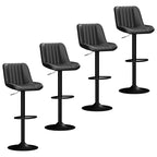 Walsunny Bar Stools Set of 2,Adjustable Leather Counter Height with High Backrest,Bar Chairs for Kitchen Island Dining£¬Room Bar (7562958831792)
