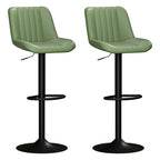 Walsunny Bar Stools Set of 2,Adjustable Leather Counter Height with High Backrest,Bar Chairs for Kitchen Island Dining£¬Room Bar (7562958831792)