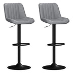 Walsunny Bar Stools Set of 2,Adjustable Leather Counter Height with High Backrest,Bar Chairs for Kitchen Island Dining£¬Room Bar (7562958831792)