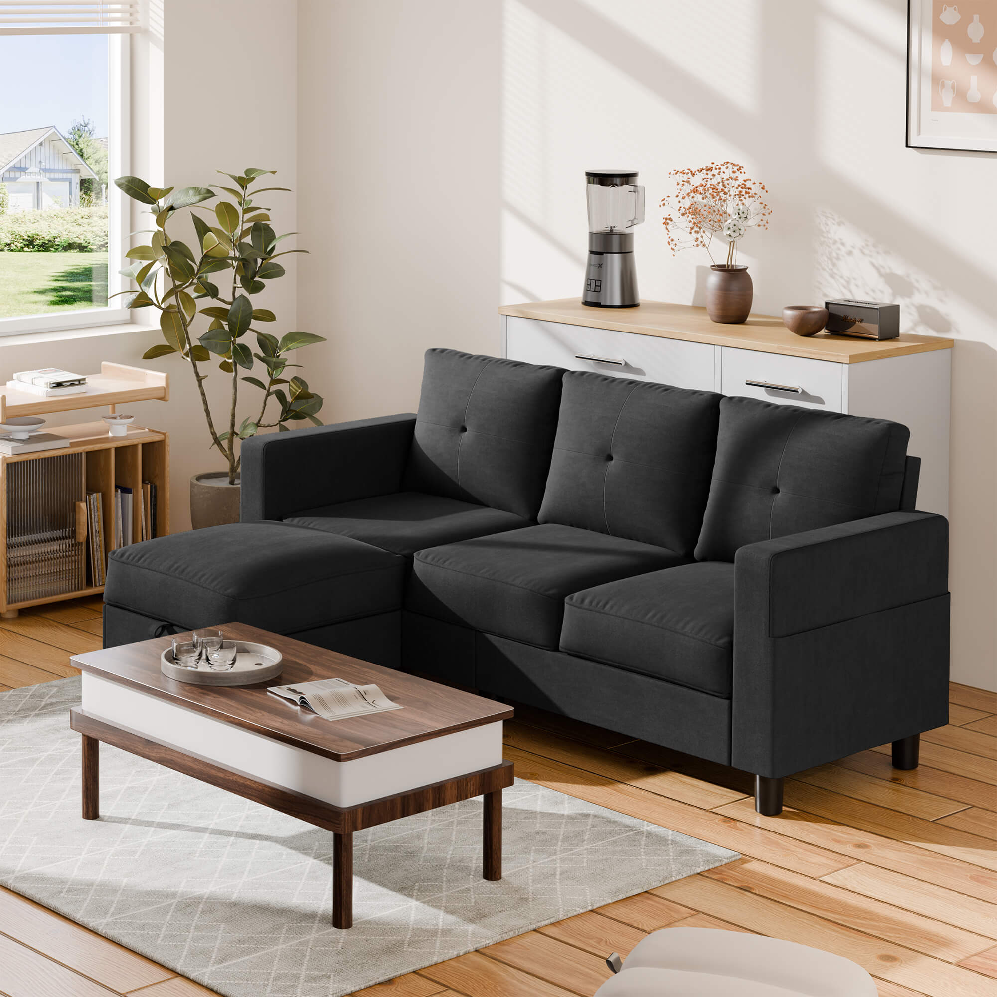 #color_black #material_linen-fabric